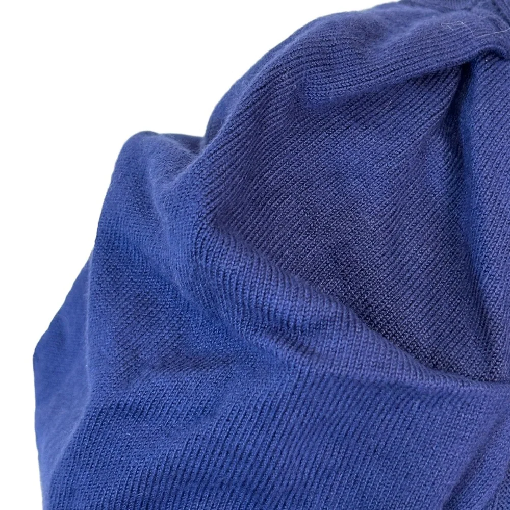 Karen Millen Bold Blue Cardigan Puff Sleeve Sweater - Picture 5 of 7